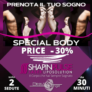 Promo "Shapinpulse Special Body -30%" (2022)